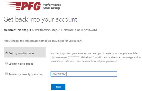pfgc self service portal.